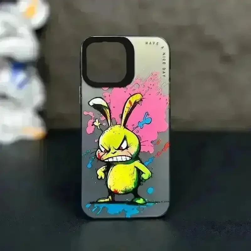 Fashion Graffiti Animal Print Case (For iPhones) - Image 2