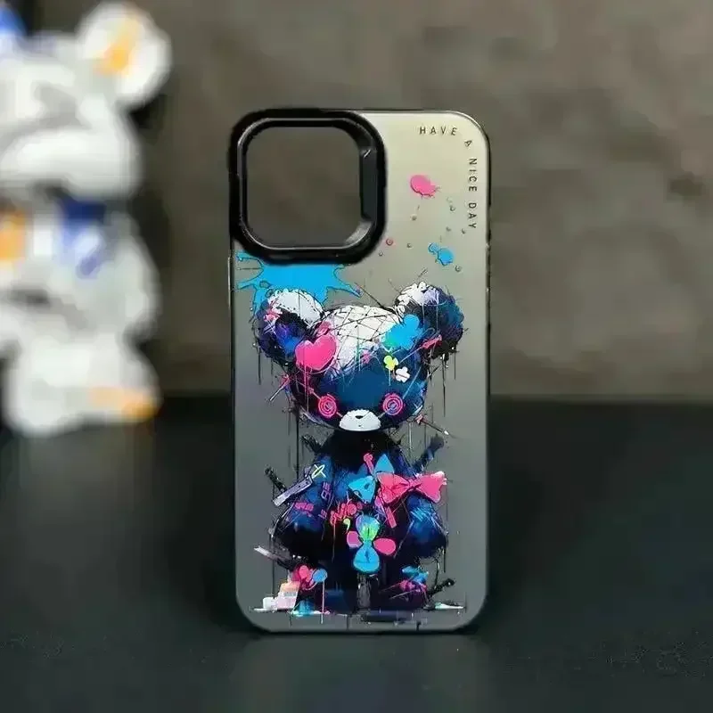 Fashion Graffiti Animal Print Case (For iPhones) - Image 3