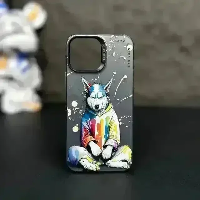 Fashion Graffiti Animal Print Case (For iPhones) - Image 6