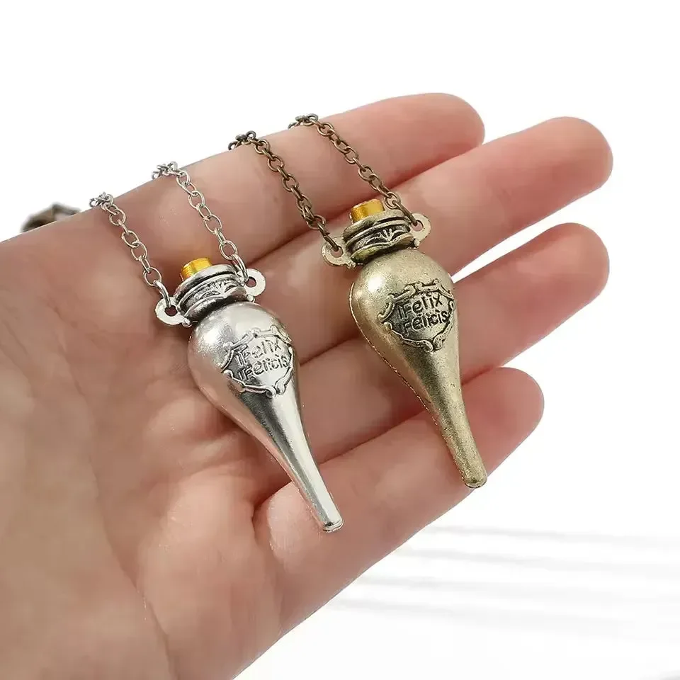 Felix Felicis Vintage Bottle Pendant