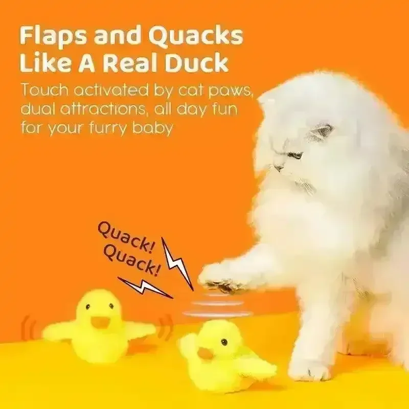 Flappy Duck Interactive Electric Cat Toy - Image 5