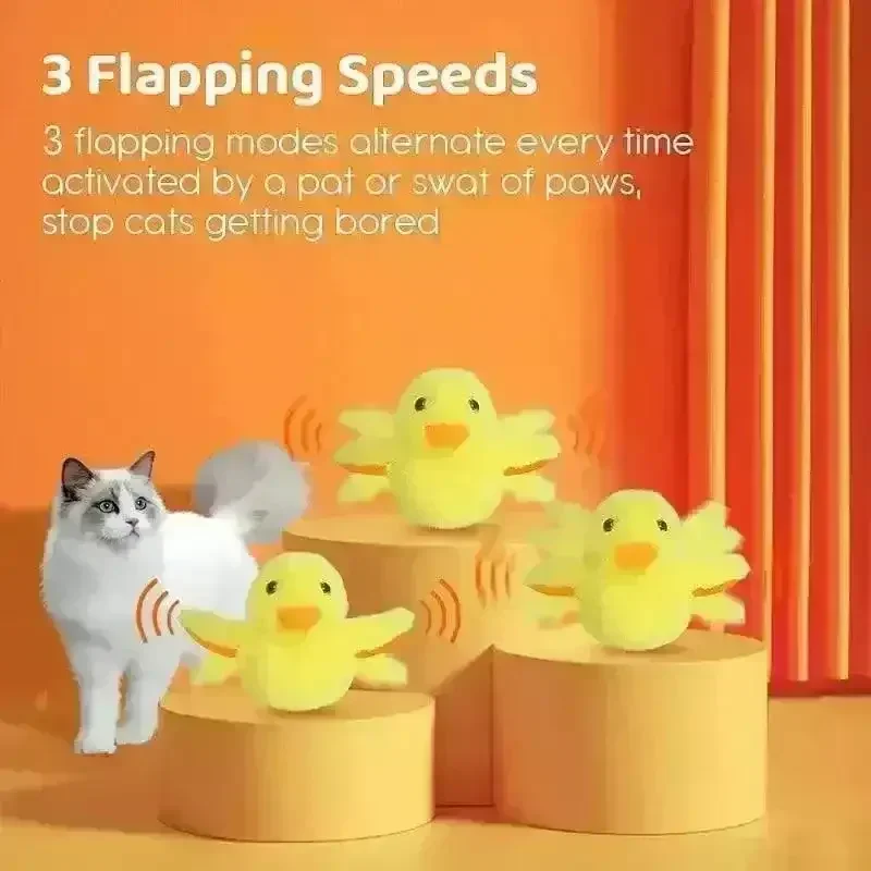 Flappy Duck Interactive Electric Cat Toy - Image 6