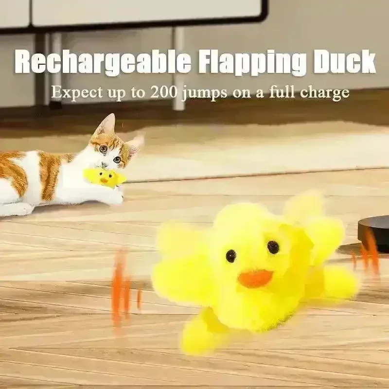 Flappy Duck Interactive Electric Cat Toy - Image 7