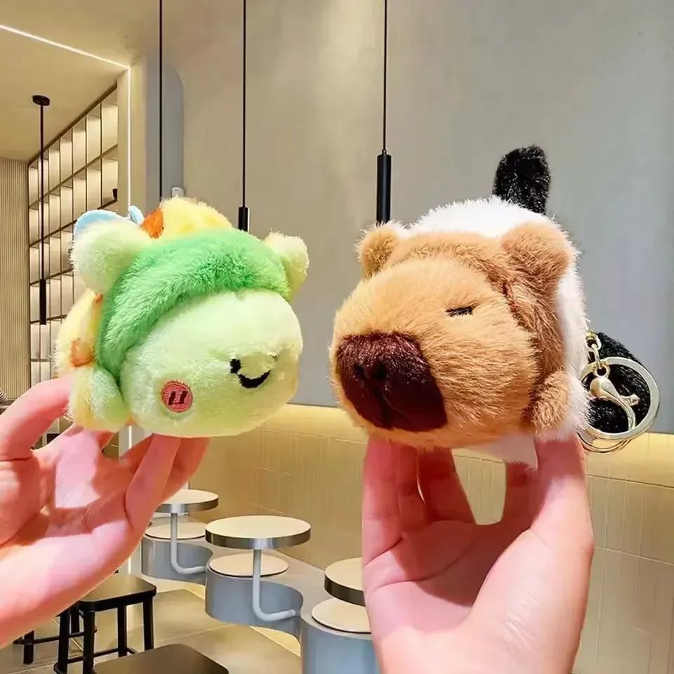Flip Fluff Friends Reversible Keychain