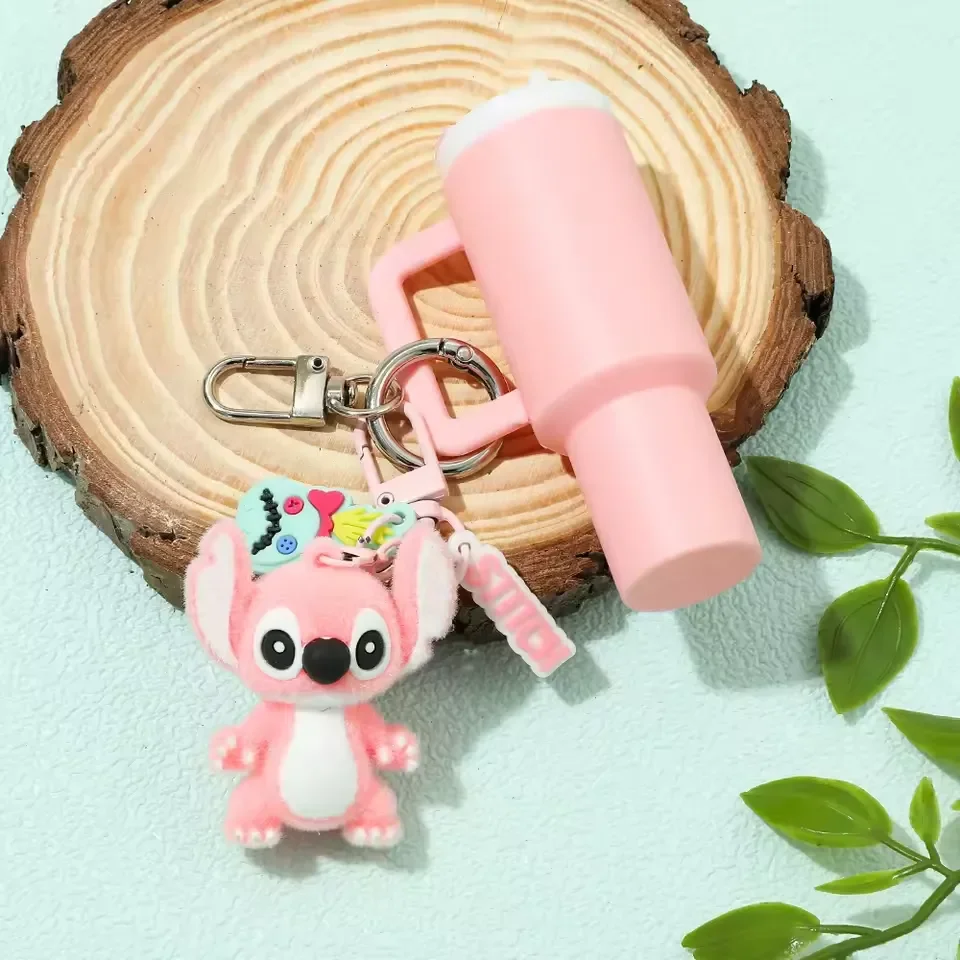 Flocked Stitch Tumbler Keychain - Image 4