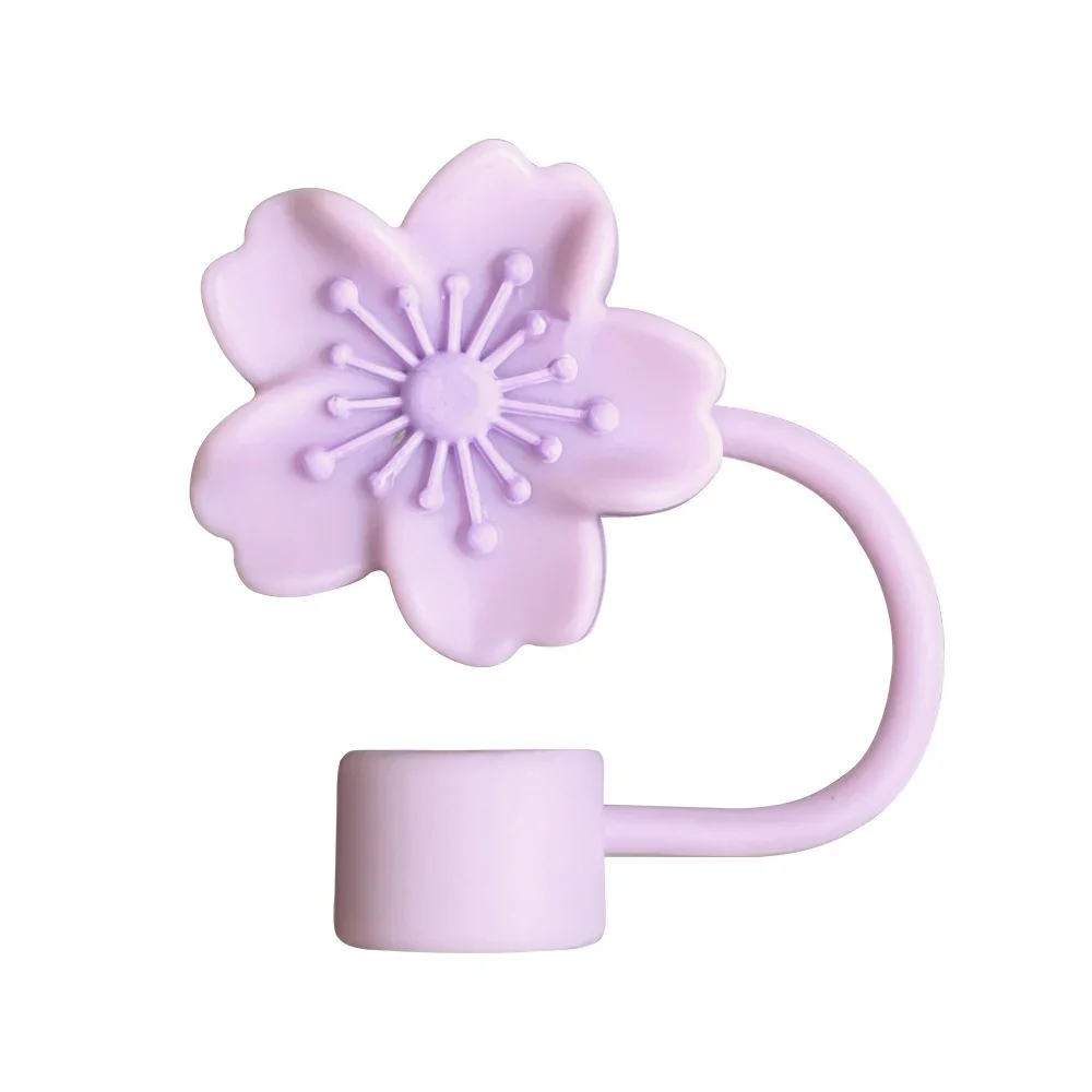 Floral Bloom Silicone Straw Topper - Image 6