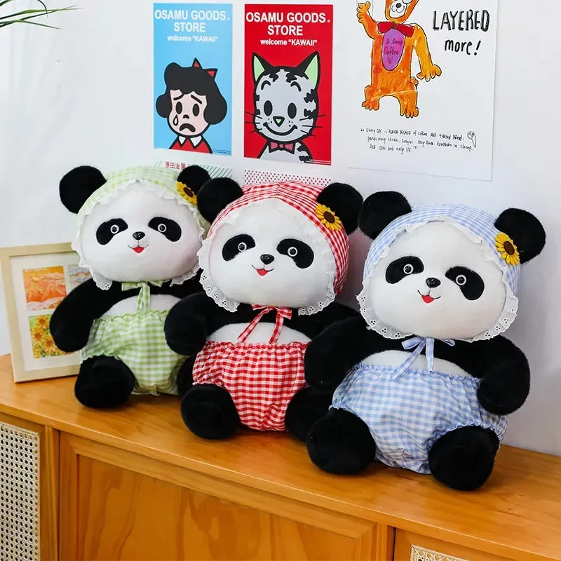 Floral Charm Giant Panda Plushie - Image 2