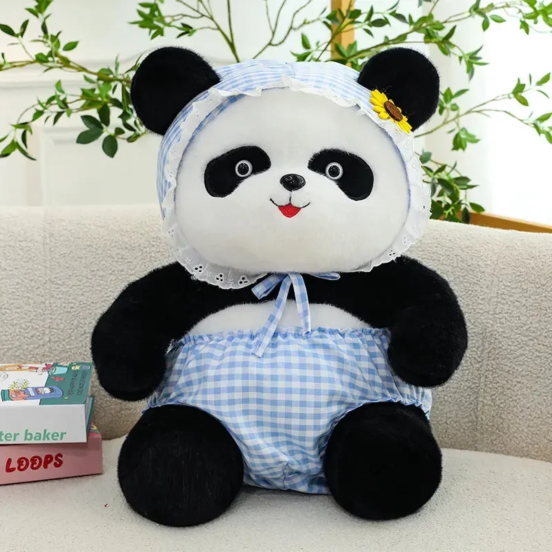 Floral Charm Giant Panda Plushie - Image 5