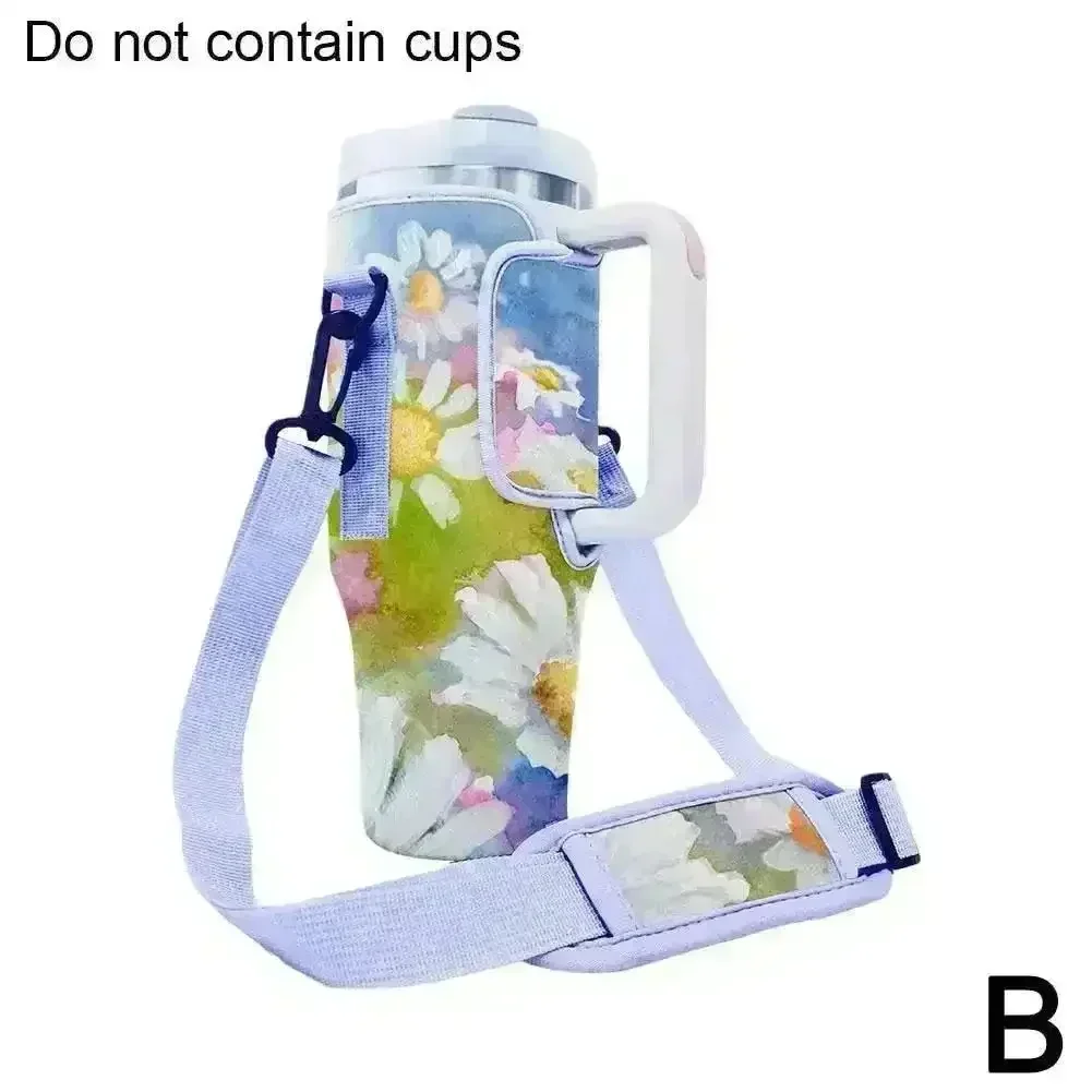 Floral Stanley Cup Carrier Bag (For 30 oz & 40 oz) - Image 6