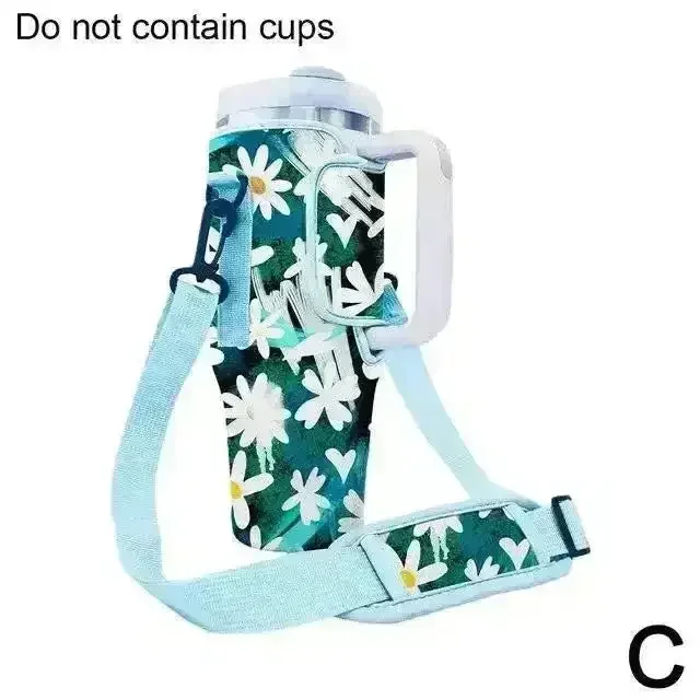 Floral Stanley Cup Carrier Bag (For 30 oz & 40 oz) - Image 7