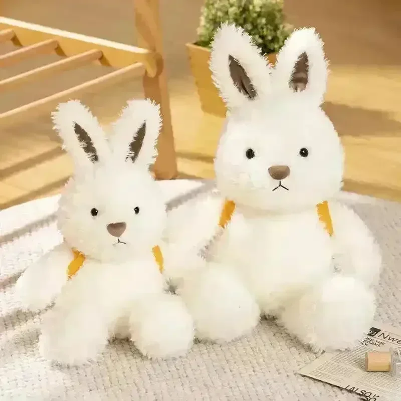 Fluffy Rabbit Carrot Backpack Plush Toy