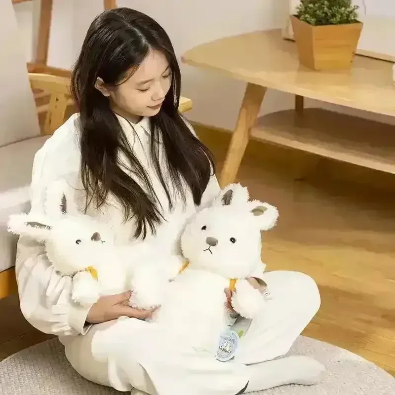 Fluffy Rabbit Carrot Backpack Plush Toy - Image 3