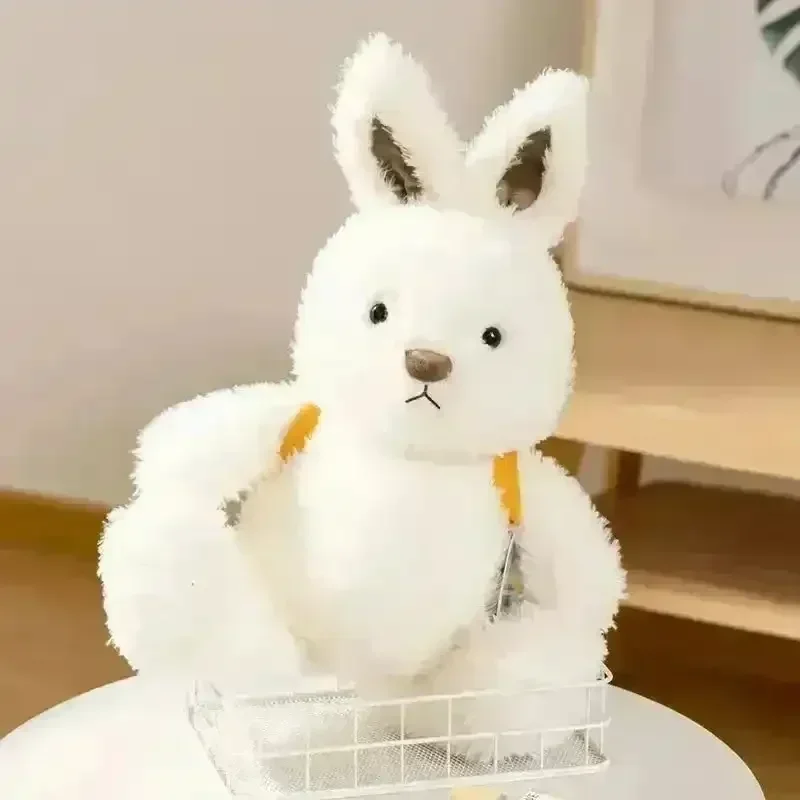 Fluffy Rabbit Carrot Backpack Plush Toy - Image 8