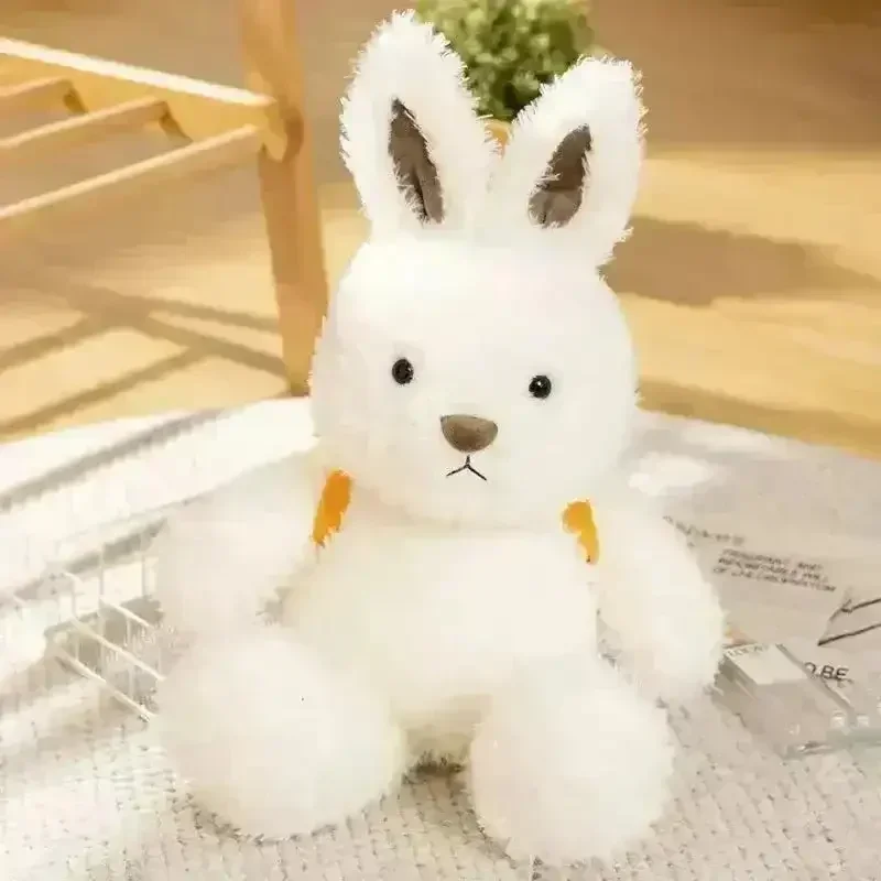 Fluffy Rabbit Carrot Backpack Plush Toy - Image 9