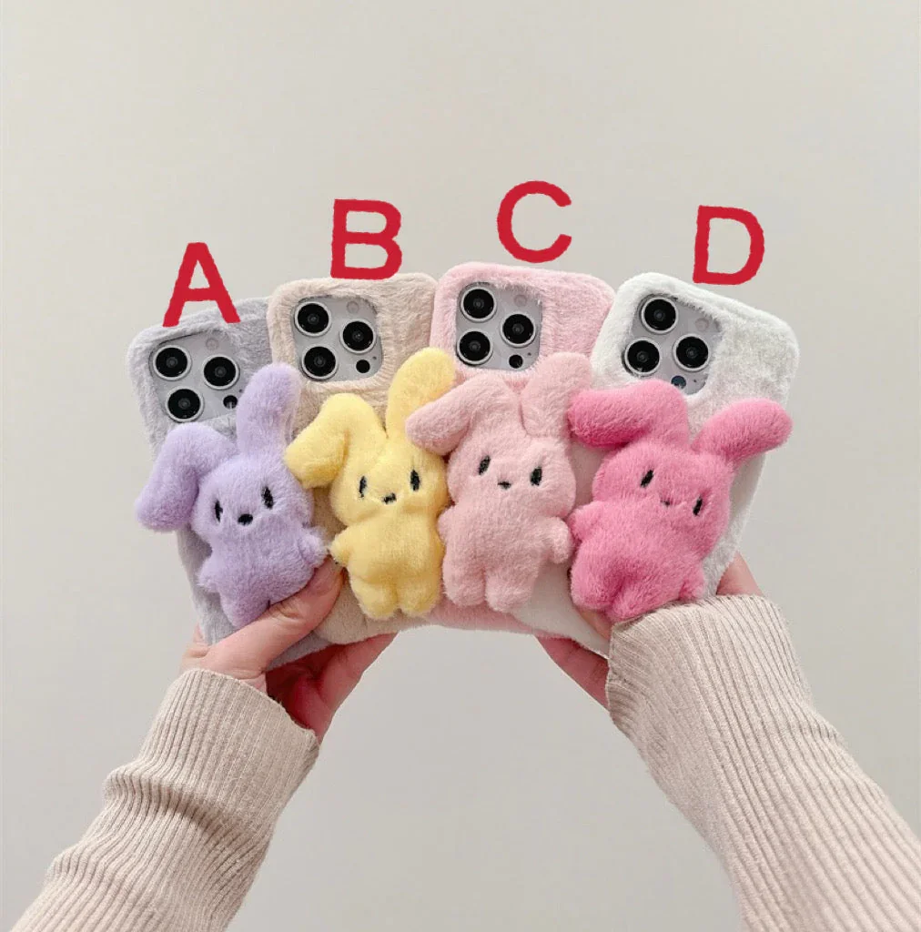 Fluffy Rabbit Phone Case (for iPhones) - Image 3