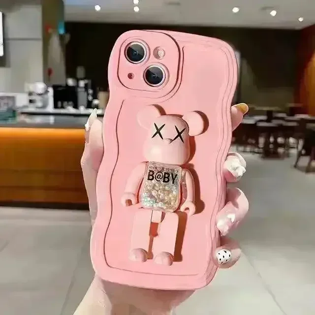 Folding Teddy Stand Phone Case (For iPhones) - Image 4