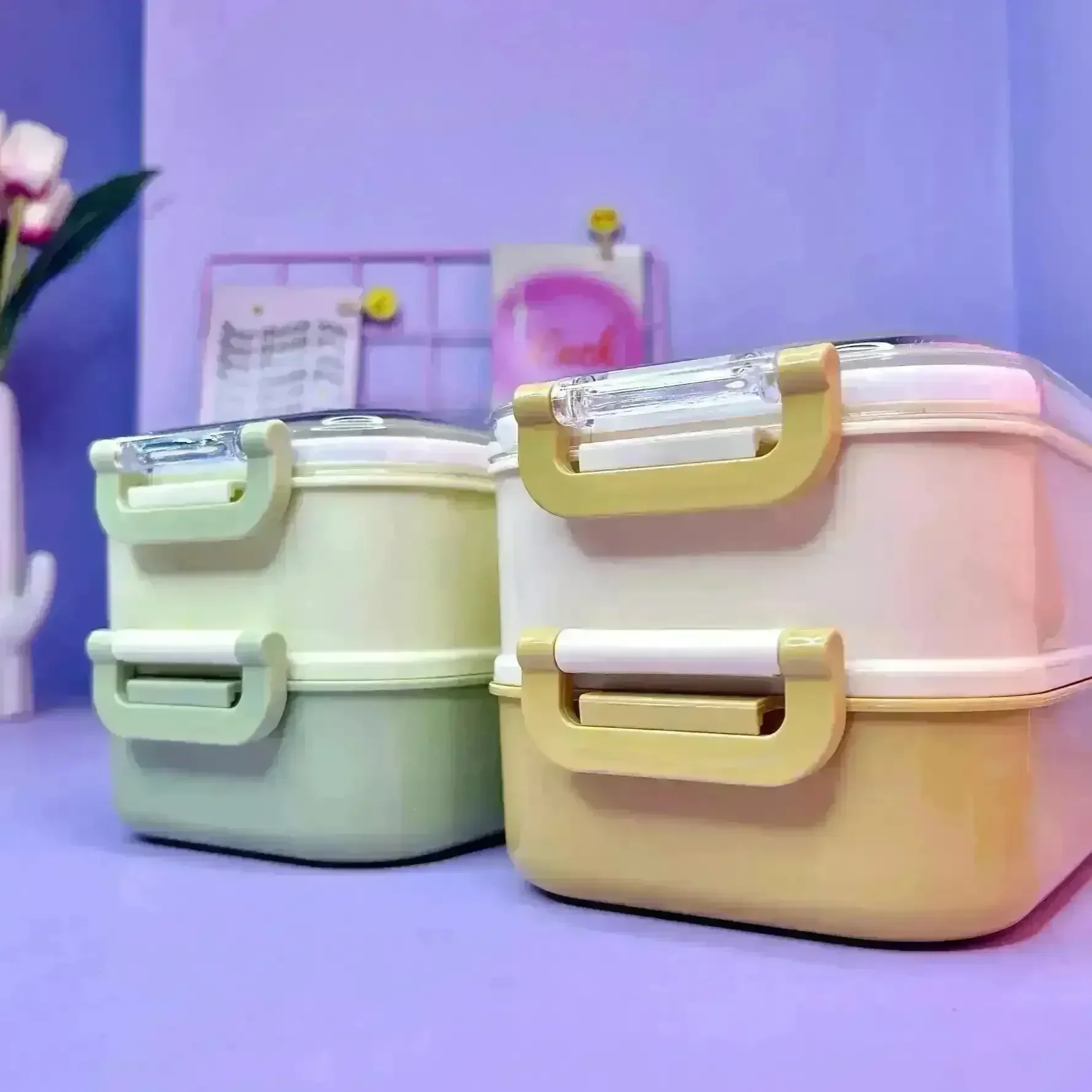 Foodie Double Layer Lunch Box - Image 2