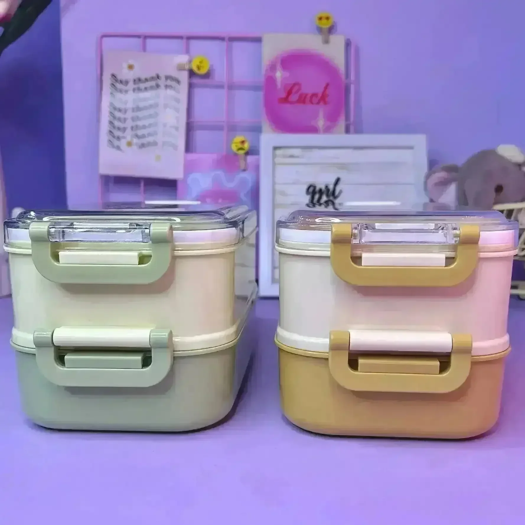 Foodie Double Layer Lunch Box - Image 3
