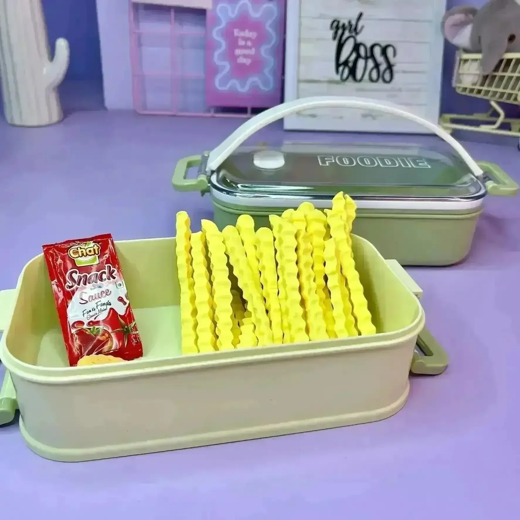 Foodie Double Layer Lunch Box - Image 5