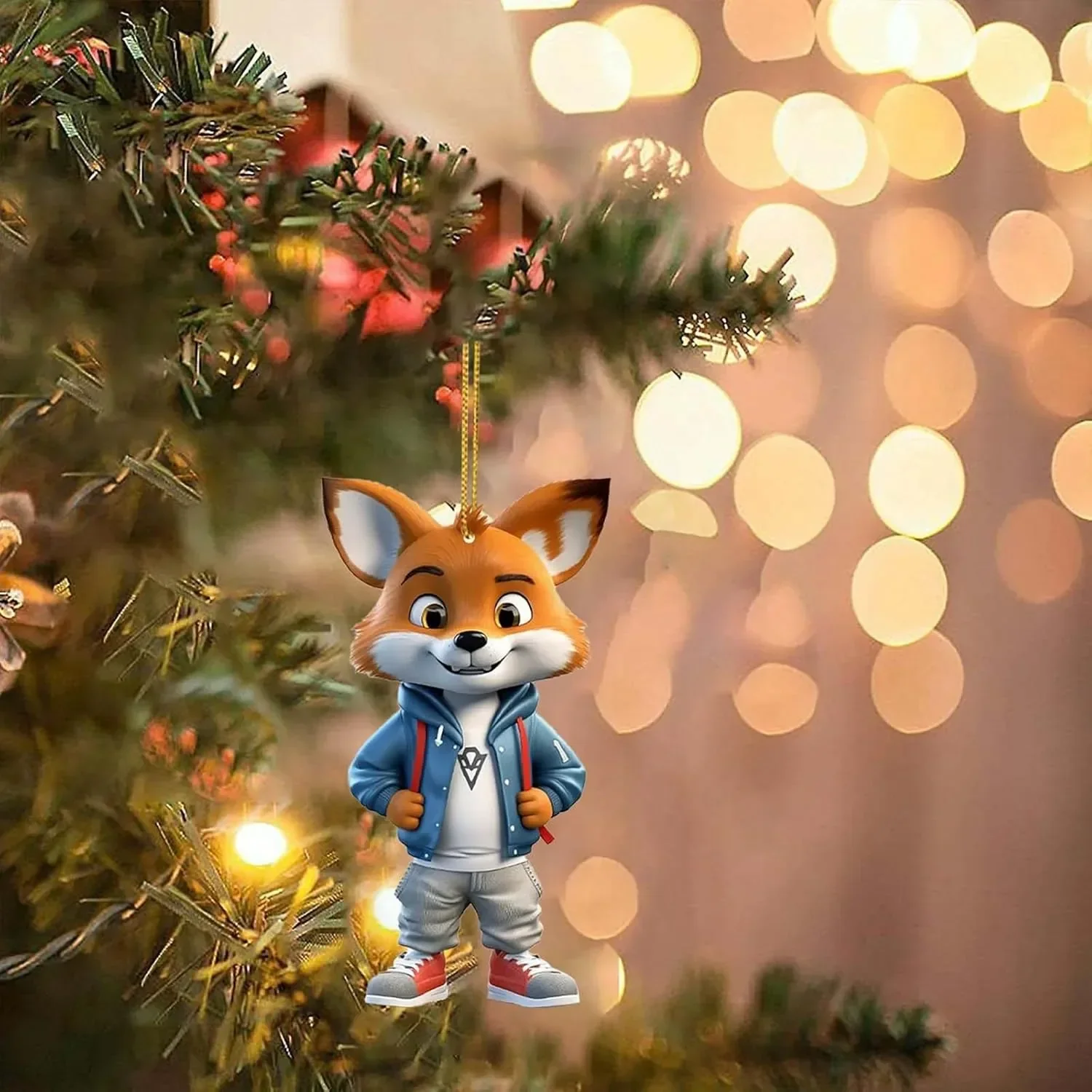 Fox Urban Prowler Acrylic Charm - Image 5
