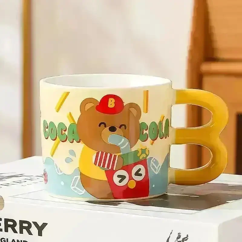 French Fries Bear Ceramic Mug (400 ml) - Image 10