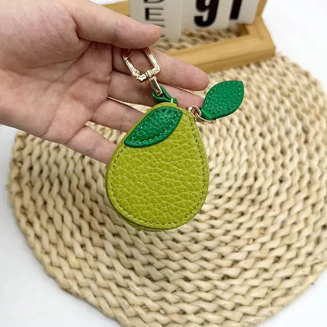 Fruity Charm Leather Bag Coin Purse - Image 8