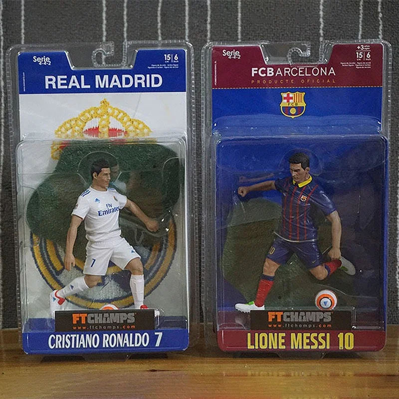 FtChamps Messi and Ronaldo WC Figurines (16 cm)