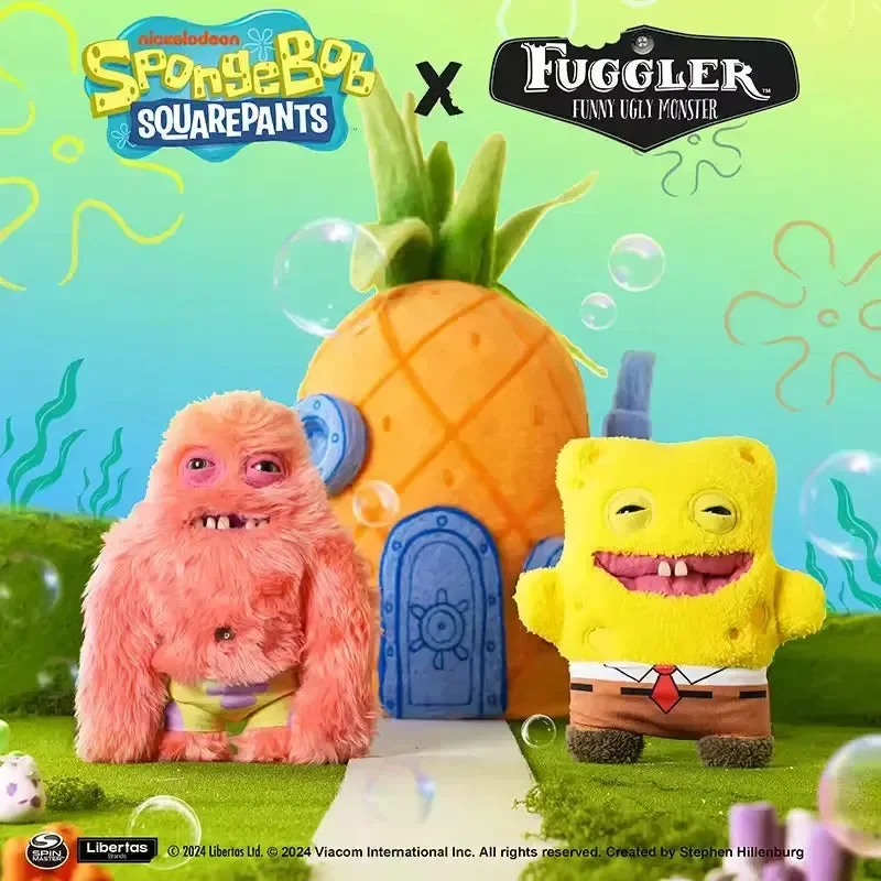 Fuggler Spongebob & Patrick Star Plushies (22 cm)