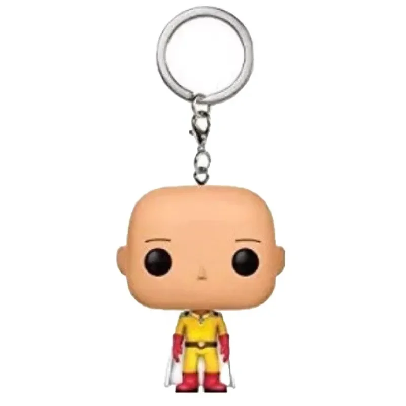 Funko POP One Punch Man Saitama Keychain - Image 2