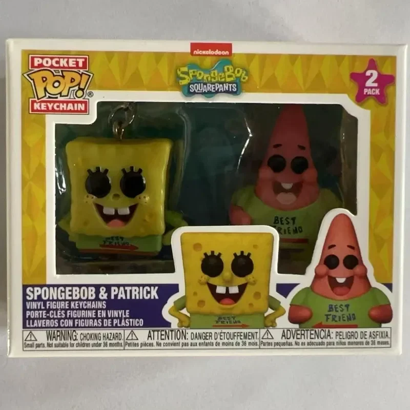 Funko POP Spongebob & Patrick BFF Keychains - Image 3