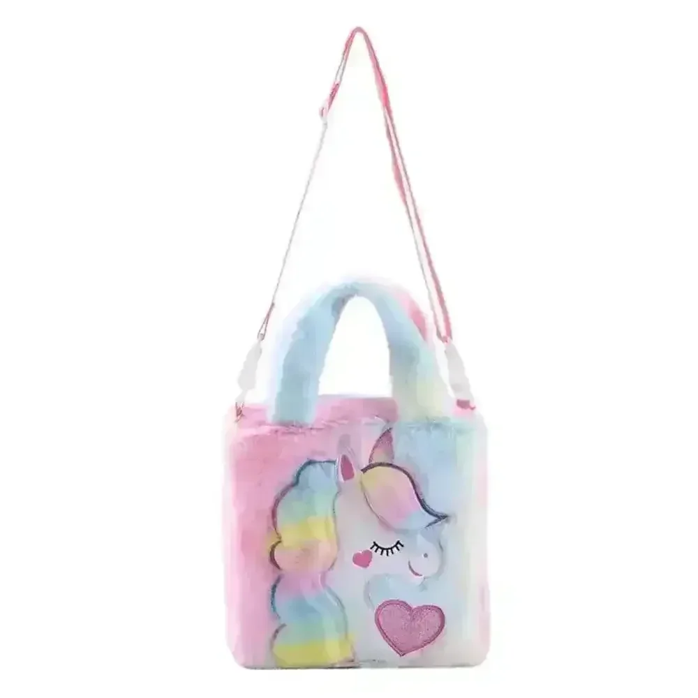 Fur Unicorn Cross Body Shoulder Hand Bag - Image 8