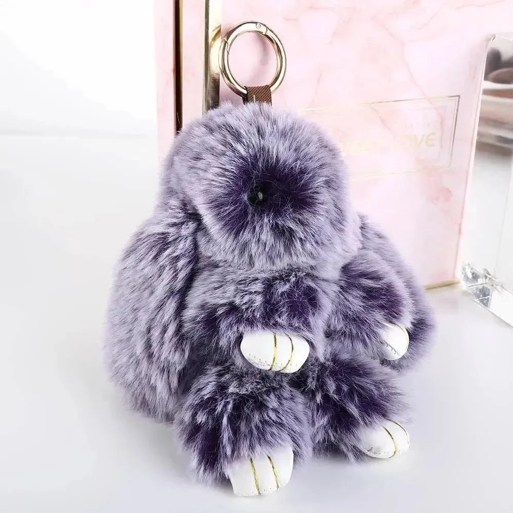 Ultra-Furry Bunny Plush Keychain - Image 9