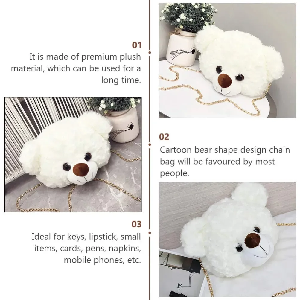 Fuzzy Fashion Teddy Sling Bag - Image 3