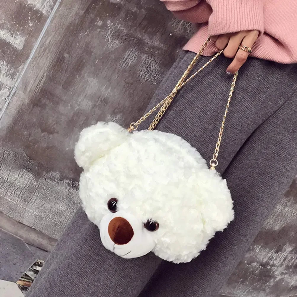 Fuzzy Fashion Teddy Sling Bag - Image 5