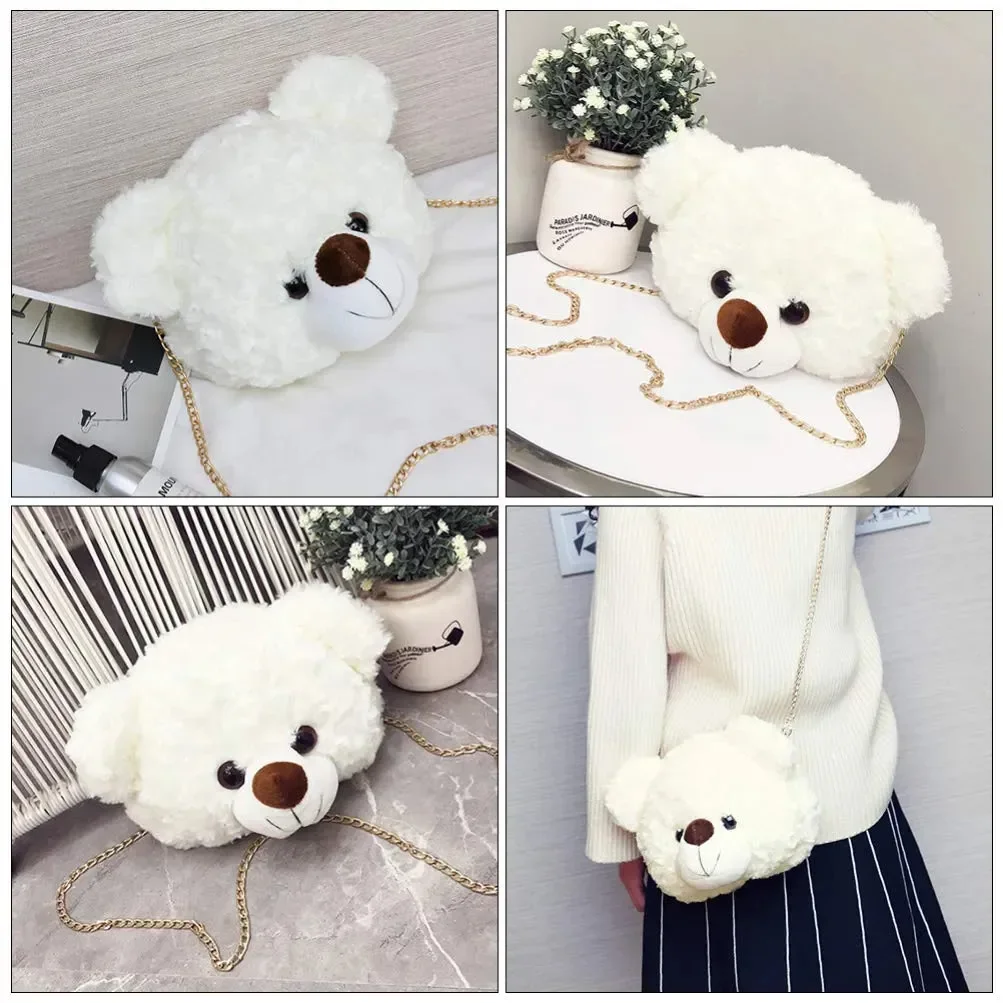Fuzzy Fashion Teddy Sling Bag - Image 6