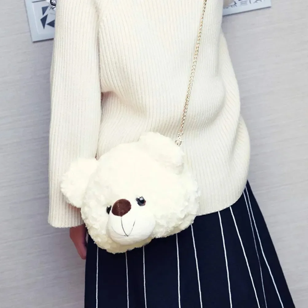 Fuzzy Fashion Teddy Sling Bag - Image 7