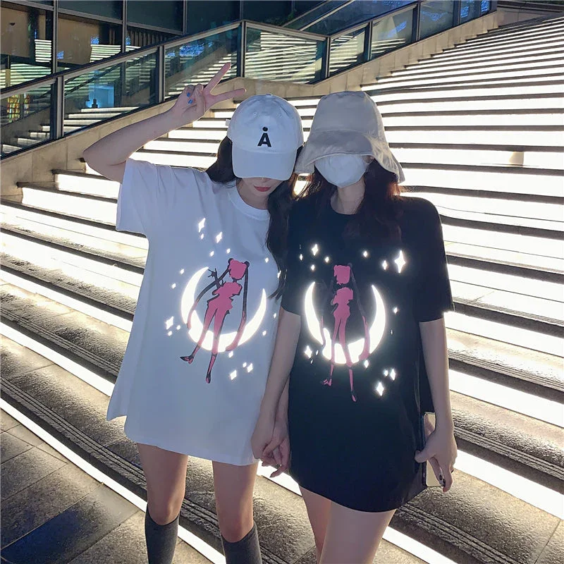 Galactic Sailor Moon Reflective T-shirt - Image 2