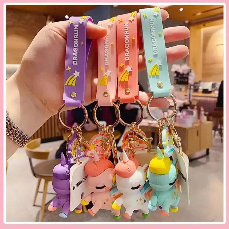 Galloping Galaxy Unicorn Keychain - Image 2