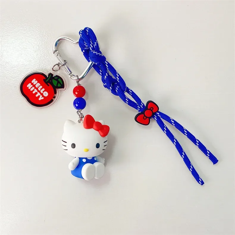Genuine Hello KT Classic Red-Blue Keychain - Image 7