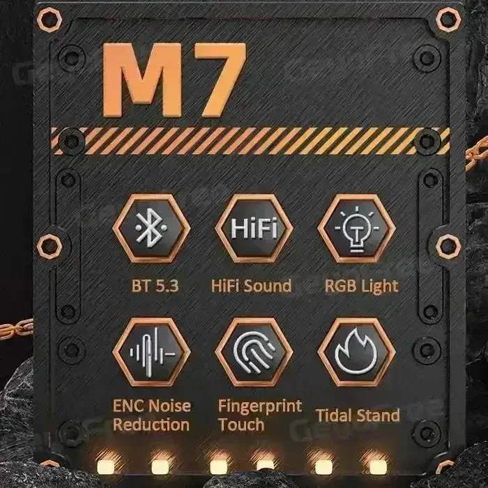 GeyoFree M7 Metal Mech Earphones - Image 8