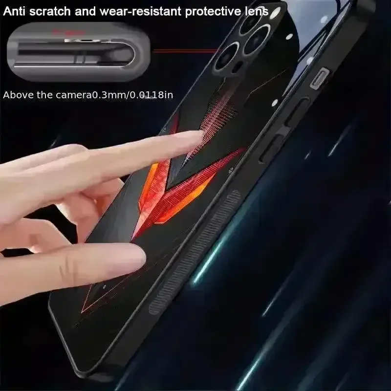 Glowing Armour Flashing Smart Voice Controlled Cover (For iPhone) - Image 2