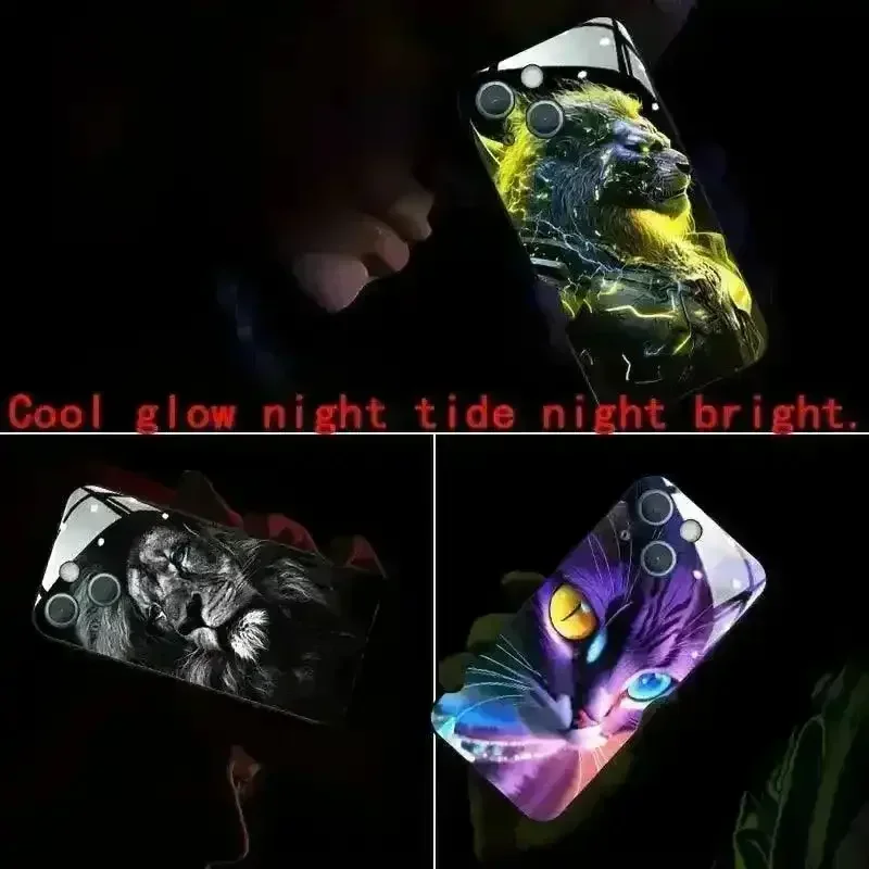 Glowing Armour Flashing Smart Voice Controlled Cover (For iPhone) - Image 5