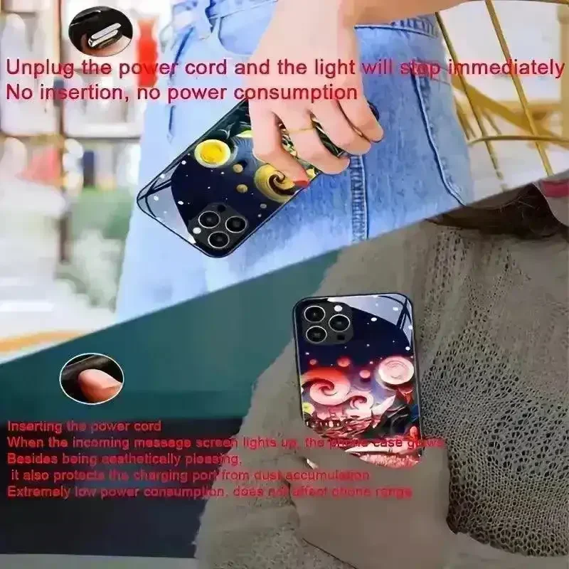 Glowing Armour Flashing Smart Voice Controlled Cover (For iPhone) - Image 9