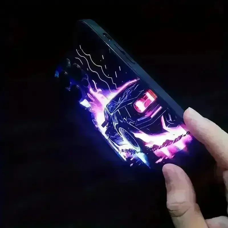 Glowing Car LED Smart Voice Controlled Cover (For iPhone) - Image 5
