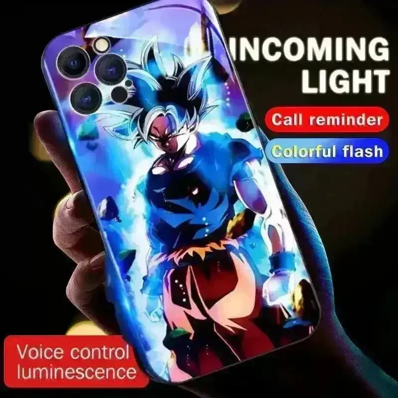 Glowing Dragon Ball Z Voice Controlled Smart LED Cover (For iPhone) - Image 2