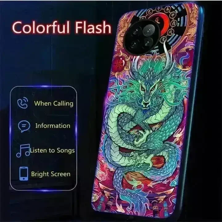 Glowing Dragon Smart Voice Controlled Cover (For iPhone)