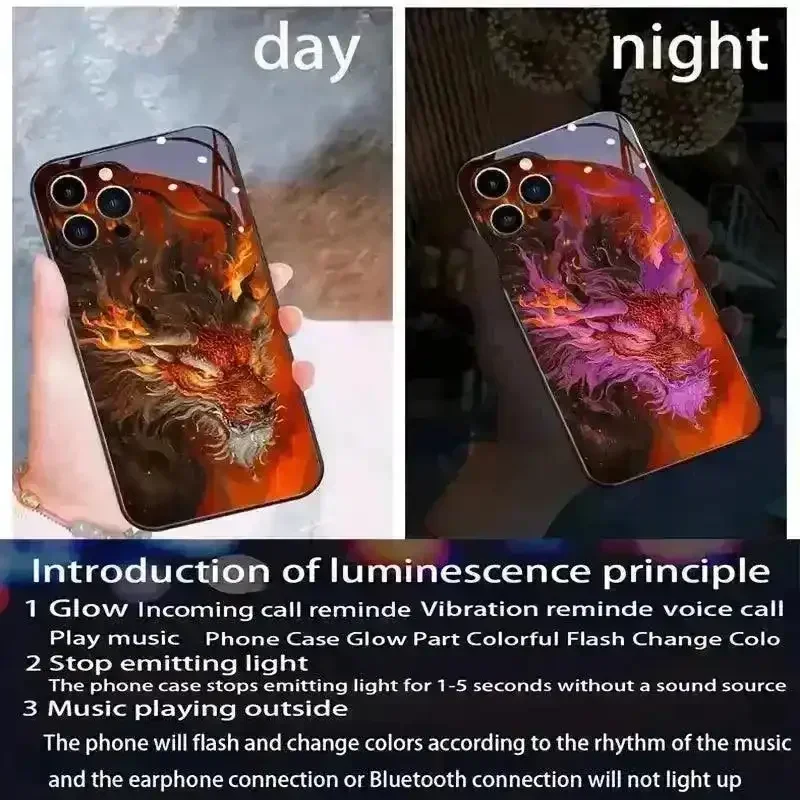 Glowing Dragon Smart Voice Controlled Cover (For iPhone) - Image 7