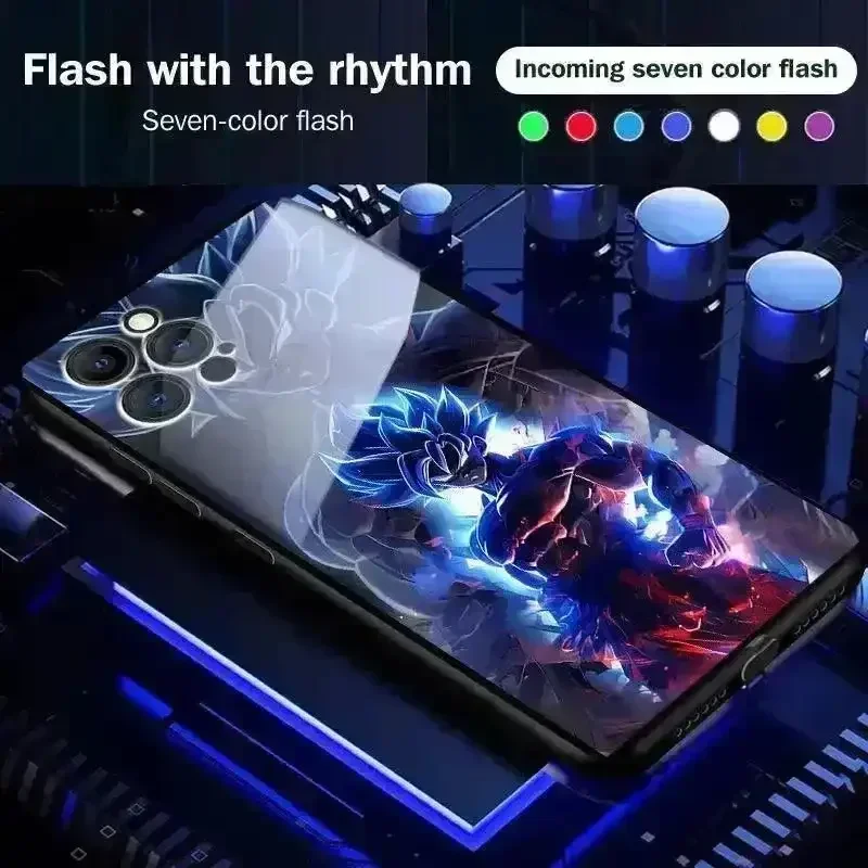 Glowing Goku Voice Controlled Smart LED Cover (For iPhone) - Image 4