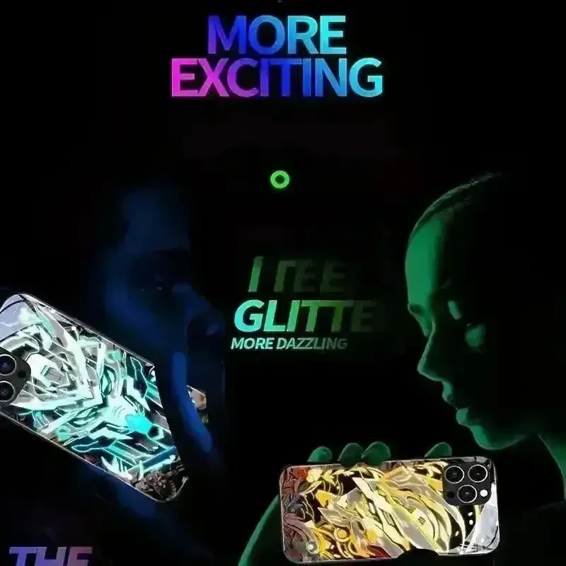 Glowing LED Transformers Smart Voice Controlled Cover (For iPhone) - Image 4