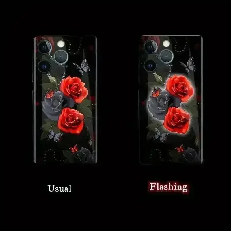 Glowing Rose Smart Voice Controlled Cover (For iPhone) - Image 7